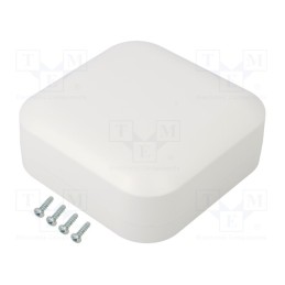 1 pcs x HAMMOND - 1556DWH - Enclosure: multipurpose, X: 120mm, Y: 120mm, Z: 45mm, 1556, ABS, white