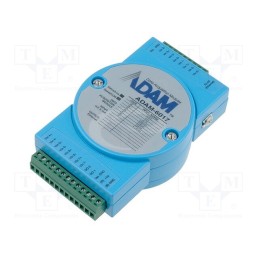 1 pcs x ADVANTECH - ADAM-6017-D - Analog input, Number of ports: 1, 10÷30VDC, RJ45 x1, OUT: 2, IN: 8
