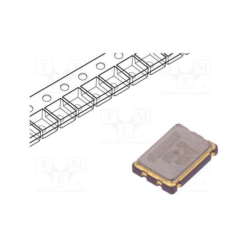 1 pcs x IQD FREQUENCY PRODUCTS - LFSPXO009615CUTT - Generator: quartz, 64MHz, SMD, 2.5V, ±50ppm, -40÷85°C