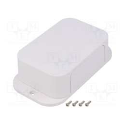 1 pcs x TAKACHI - PFF10-4-7W - Enclosure: with panel, with fixing lugs, PFF, X: 67mm, Y: 124mm