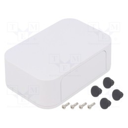 1 pcs x TAKACHI - PF10-4-7W - Enclosure: with panel, PF, X: 100mm, Y: 67.4mm, Z: 35mm, ABS, white