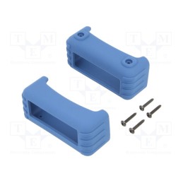 1 set x TAKACHI - TWSC9-4N - Silicone protector, thermoplastic rubber, Colour: blue, 2pcs.