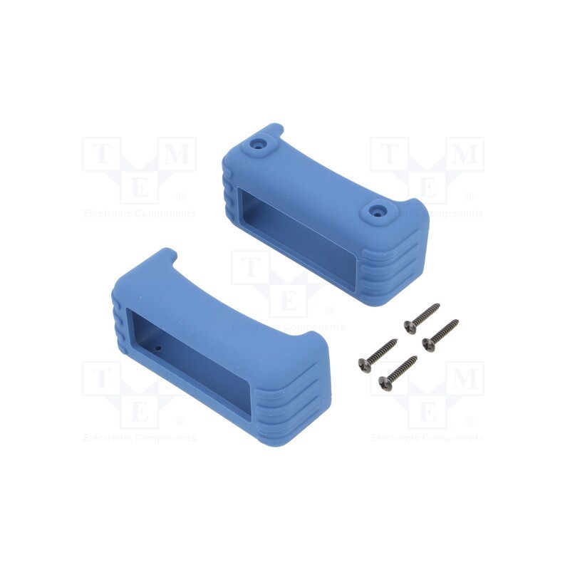 1 set x TAKACHI - TWSC9-4N - Silicone protector, thermoplastic rubber, Colour: blue, 2pcs.
