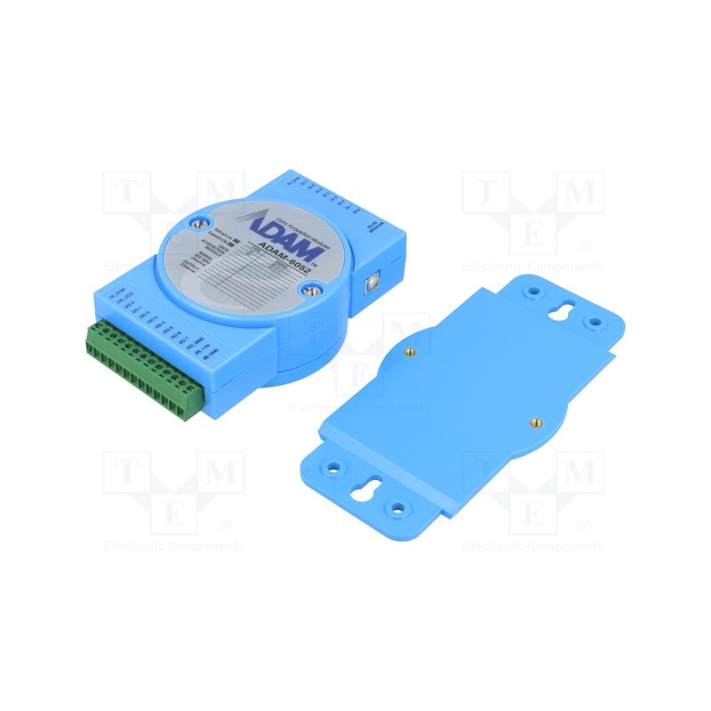 1 pcs x ADVANTECH - ADAM-6052-D - Digital input/output, Number of ports: 1, 10÷30VDC, RJ45 x1, IN: 8