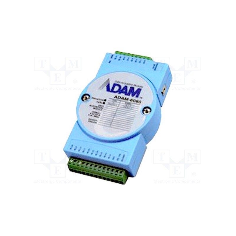 1 pcs x ADVANTECH - ADAM-6060-D - Digital input/output, Number of ports: 1, Usup: 10÷30VDC, RJ45 x1