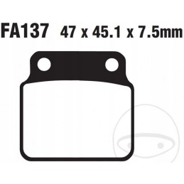 Prox rear brake pads ATV Arctic Cat DVX 400