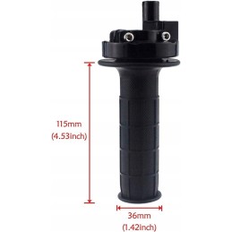 Handle grips and shifter cable for quad scooter 7 8 inch 22 mm