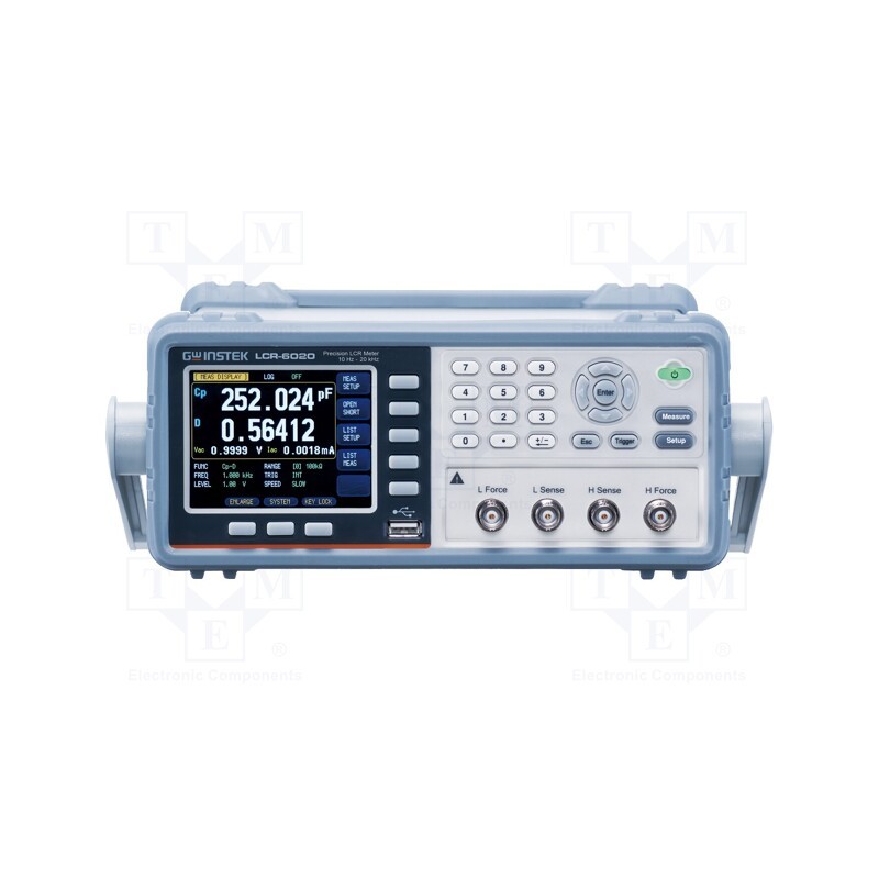1 pcs x GW INSTEK - LCR-6020 - LCR meter, LCD 3,5', 1E-05÷99.999MΩ, 1E-05pF÷9999.99mF, LCR-6000