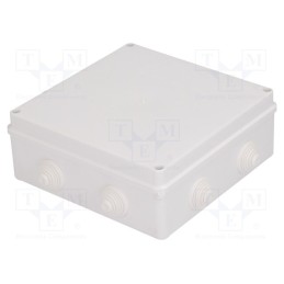 1 pcs x ELEKTRO-PLAST NASIELSK - 0231-00 - Enclosure: junction box, X: 196mm, Y: 196mm, Z: 78mm, wall mount