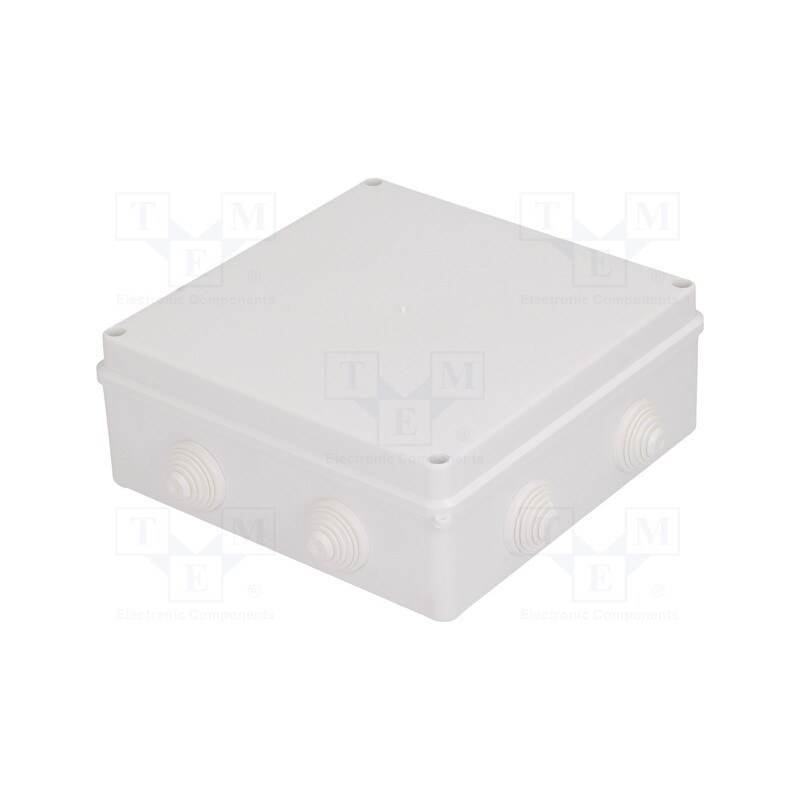 1 pcs x ELEKTRO-PLAST NASIELSK - 0231-00 - Enclosure: junction box, X: 196mm, Y: 196mm, Z: 78mm, wall mount