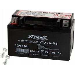 Gel battery 12v 7ah motorcycle motorcycle scooter yamaha quad atv