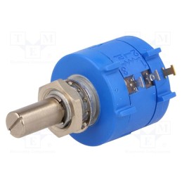 1 pcs x BOURNS - 3590S-2-102L - Potentiometer: shaft, multiturn, 1kΩ, 2W, ±5%, 6.35mm, linear, IP40