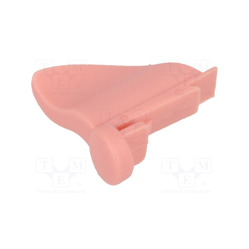 1 pcs x OKW - A1104003 - Pointer, plastic, pink, push-in, wing, A10