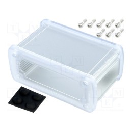 1 pcs x GAINTA - ALUG705SR060-C -AS - Enclosure: multipurpose, X: 115.1mm, Y: 69mm, Z: 51.6mm, aluminium