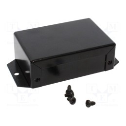 1 pcs x HAMMOND - 1411FBCBK - Enclosure: multipurpose, X: 56mm, Y: 81mm, Z: 28mm, with fixing lugs