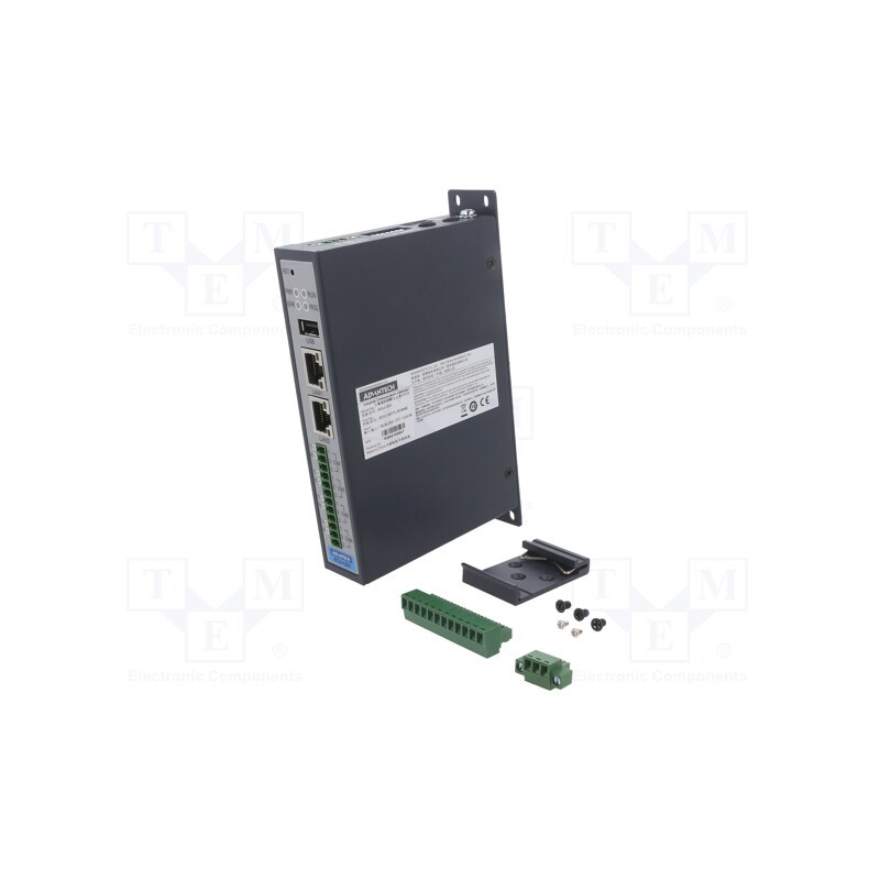 1 pcs x ADVANTECH - ECU-1251TL-R10AAE - Ethernet gateway, Number of ports: 7, 24VDC, RJ45 x2,USB 2.0 x1