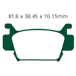 Front pads honda trx 700 500 trx 680 rincon