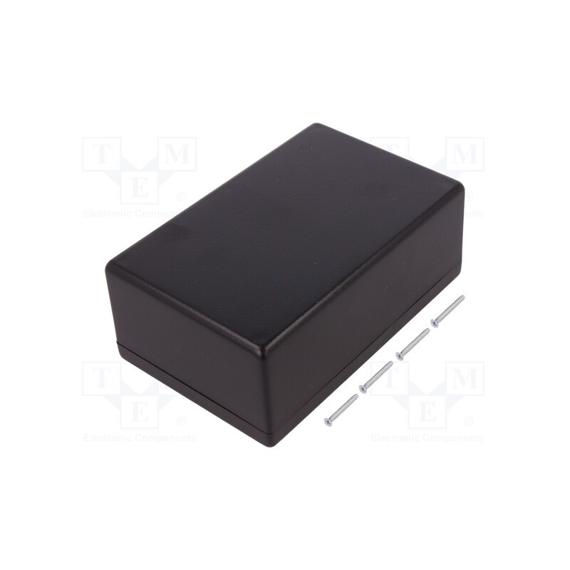 1 pcs x HAMMOND - 1594ESBK - Enclosure: multipurpose, X: 107mm, Y: 167mm, Z: 65mm, 1594, ABS, black