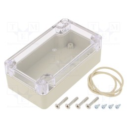 1 pcs x HAMMOND - RZ0304C - Enclosure: multipurpose, X: 65mm, Y: 115mm, Z: 40mm, Ritec, ABS, beige