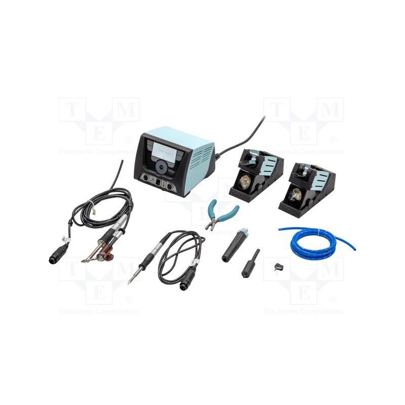 1 pcs x WELLER - T0053429399N - Soldering/desoldering station, 255W, 120W, 120W, 50÷550°C, 230VAC