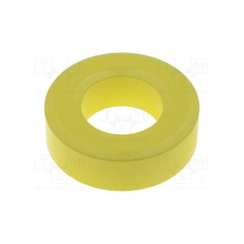 1 pcs x MICROMETALS - T132-26 - Ferrite: toroidal, L: 11.1mm, Øint: 17.8mm, Øout: 33mm, 103nH