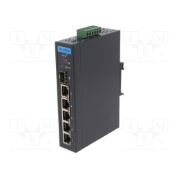1 pcs x ADVANTECH - EKI-2706G-1GFPI-BE - Switch Ethernet, unmanaged, Number of ports: 6, 48VDC, RJ45,SFP