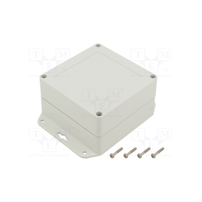 1 pcs x KRADEX - ZP120.120.60SUJ TM PC - Enclosure: multipurpose, X: 120mm, Y: 120mm, Z: 60mm, ZP, light grey