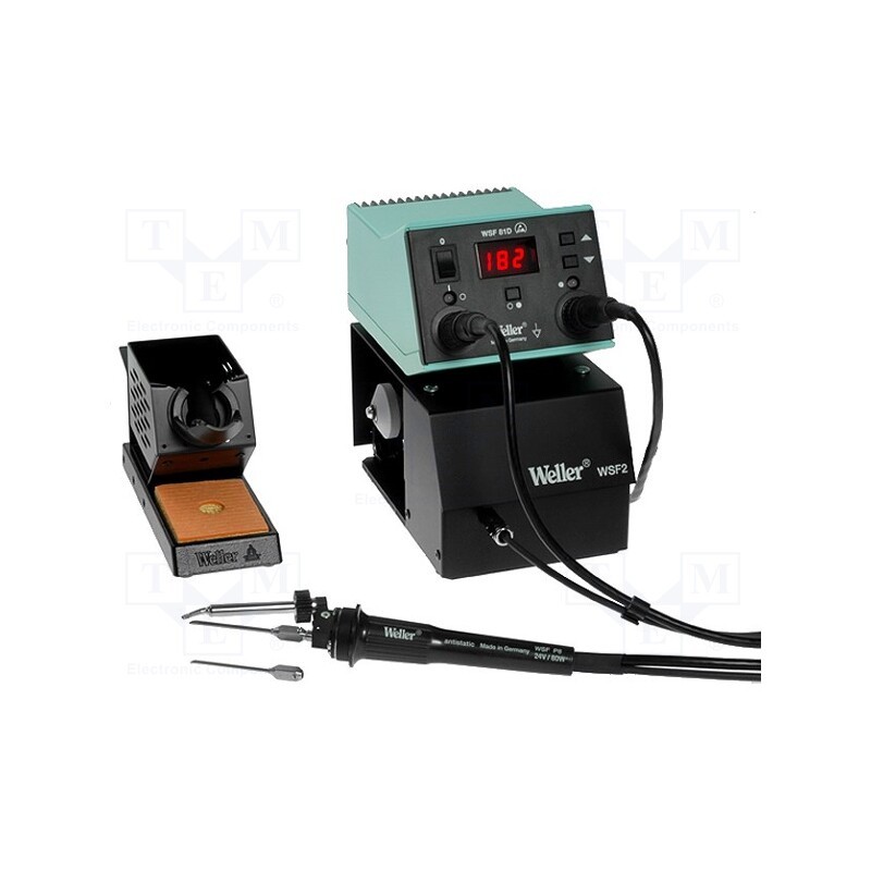 1 pcs x WELLER - T0052822699N - Soldering station, Station power: 80W, 150÷450°C, ESD, Ch: 1