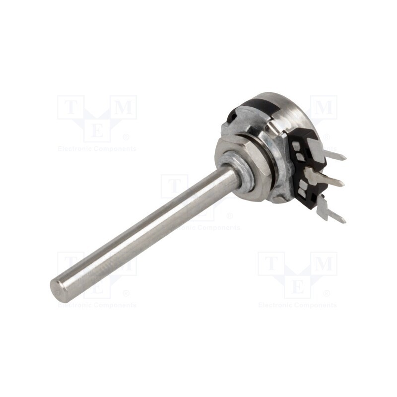 1 pcs x PIHER - T16SH-M04N252A2020MTA - Potentiometer: shaft, single turn, 2.5kΩ, 200mW, THT, 4mm, metal