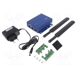 1 pcs x ADVANTECH - ICR-1601G - Router, 4G LTE, 5÷18VDC, on panel, Enclos.mat: metal, 93x90x27mm