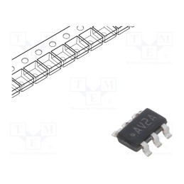 1 pcs x TEXAS INSTRUMENTS - LPV531MK/NOPB - IC: operational amplifier, 4.6MHz, Ch: 1, TSOT23-6, ±2.7÷5.5VDC