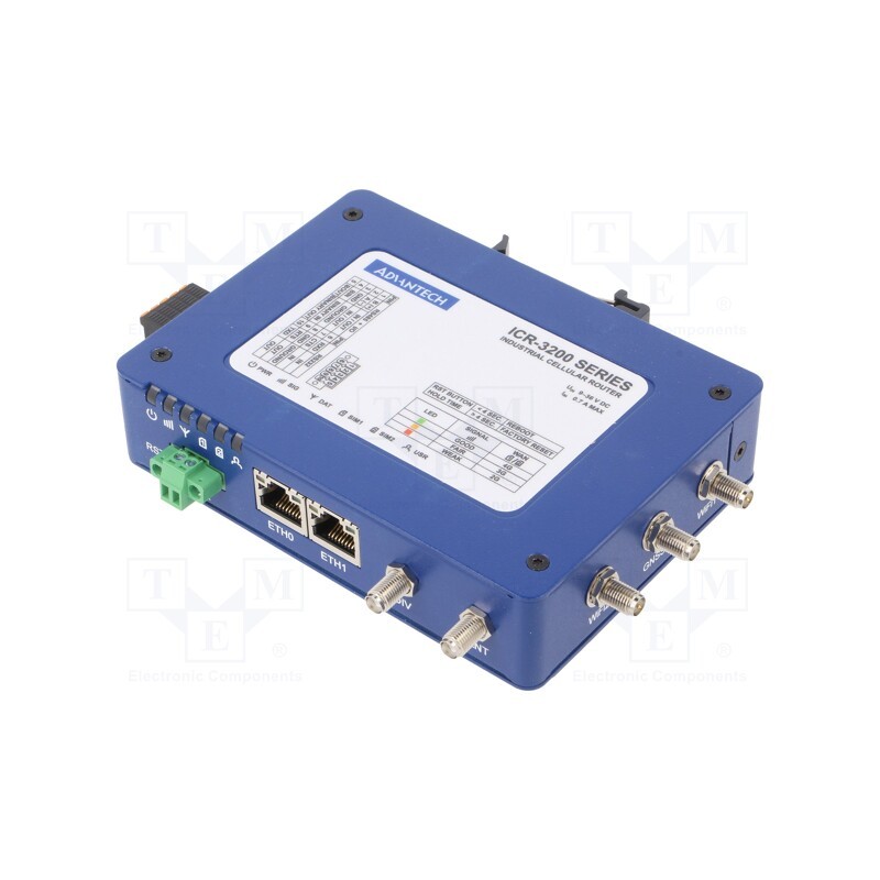 1 pcs x ADVANTECH - ICR-3231W - Router, 4G LTE, 9÷36VDC, on panel, Enclos.mat: metal, -40÷75°C