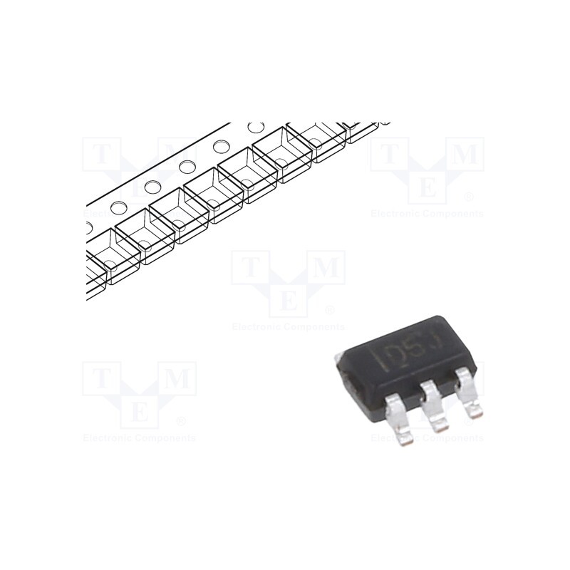 1 pcs x TEXAS INSTRUMENTS - SN74LVC1G132DCKR - IC: digital, NAND, Ch: 1, IN: 2, CMOS, SMD, SC70-5, 1.65÷5.5VDC, 10uA