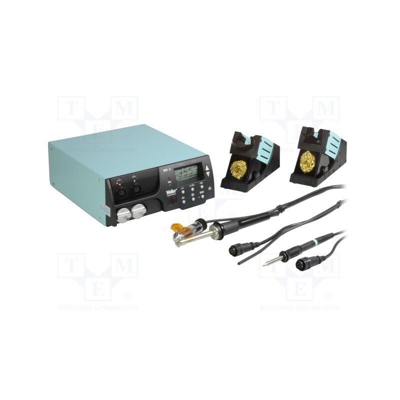 1 pcs x WELLER - T0053380699N - Soldering/desoldering station, 300W, 80W, 80W, 50÷450°C, 230VAC