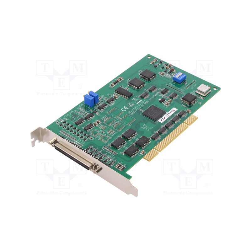 1 pcs x ADVANTECH - PCI-1711UL-CE - Multifunction card, 100ksps, SCSI 68pin,female, 175x100mm