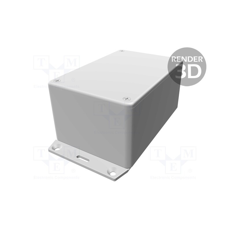 1 pcs x HAMMOND - 1591TF2SBK - Enclosure: multipurpose, X: 80mm, Y: 120mm, Z: 60mm, 1591, ABS, black