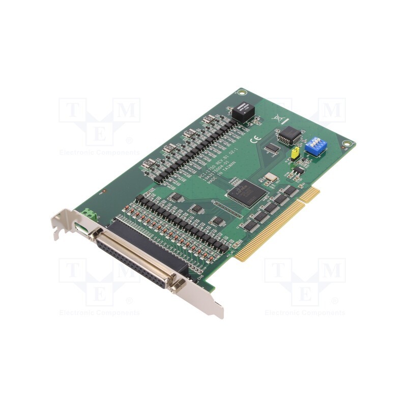 1 pcs x ADVANTECH - PCI-1750-BE - Isolated digital I/O card, D-Sub 37pin,female, 175x100mm