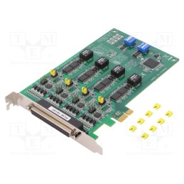 1 pcs x ADVANTECH - PCIE-1612C-AE - Serial port card, PCI,RS232/RS422/RS485 x4, D-Sub 37pin,female