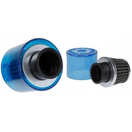 Blue conical air filter, diameter 35mm