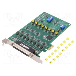 1 pcs x ADVANTECH - PCIE-1622B-BE - Serial port card, PCI,RS232/RS422/RS485 x8, D-Sub 62pin,female