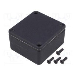 1 pcs x HAMMOND - 1550WQBK - Enclosure: multipurpose, X: 55mm, Y: 60mm, Z: 35mm, 1550, aluminium