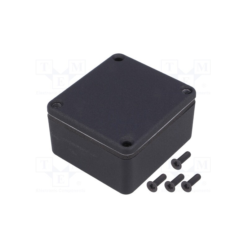 1 pcs x HAMMOND - 1550WQBK - Enclosure: multipurpose, X: 55mm, Y: 60mm, Z: 35mm, 1550, aluminium
