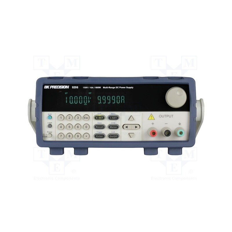 1 pcs x B&K PRECISION - BK9206B - Power supply: programmable laboratory, Ch: 1, 150VDC, 10A, 600W