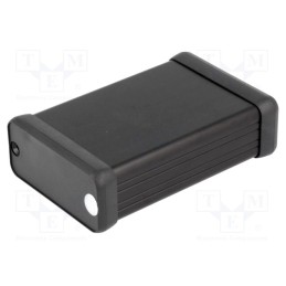 1 pcs x HAMMOND - 1455C802BK - Enclosure: with panel, 1455, X: 54mm, Y: 80mm, Z: 23mm, aluminium