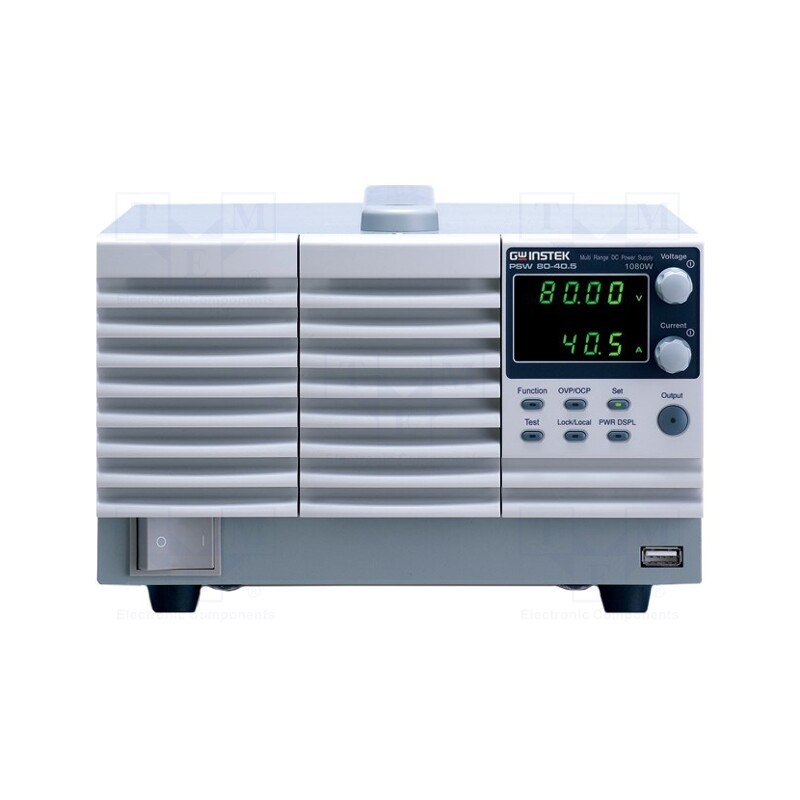 1 pcs x GW INSTEK - PSW 80-40.5 - Power supply: programmable laboratory, Ch: 1, 0÷80VDC, 40.5A, PSW