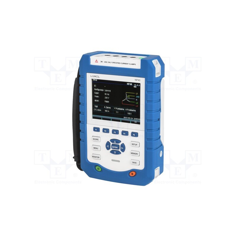 1 pcs x LUMEL - NP40 000M0 - Meter: power quality analyser, LCD TFT 5,6', Resolution: 320x240