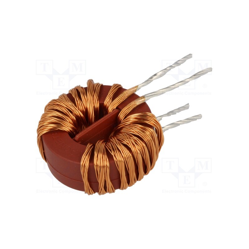 1 pcs x FERYSTER - DTSN-33/10/10 - Inductor: wire, THT, 10mH, 10A, 42mΩ, -40÷70°C, 1kHz, DTSN-33