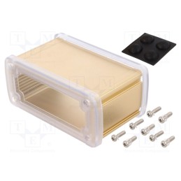 1 pcs x GAINTA - ALUG705GD060-C -AS - Enclosure: multipurpose, X: 115.1mm, Y: 69mm, Z: 51.6mm, aluminium