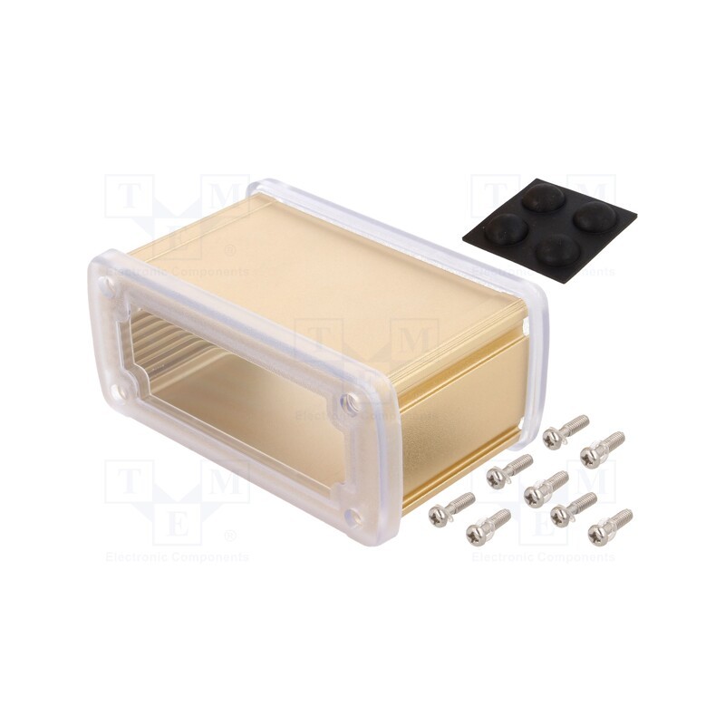 1 pcs x GAINTA - ALUG705GD060-C -AS - Enclosure: multipurpose, X: 115.1mm, Y: 69mm, Z: 51.6mm, aluminium