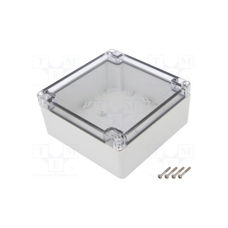 1 pcs x KRADEX - ZP135.135.60SJP TM ABS-PC - Enclosure: multipurpose, X: 135mm, Y: 135mm, Z: 60mm, ZP, ABS, IK07